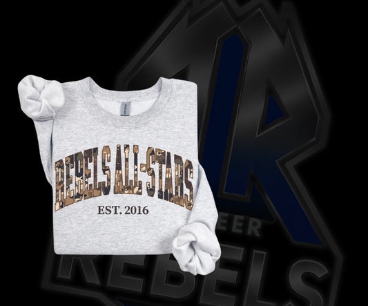 Camouflage Rebels Crewneck Sweatshirt